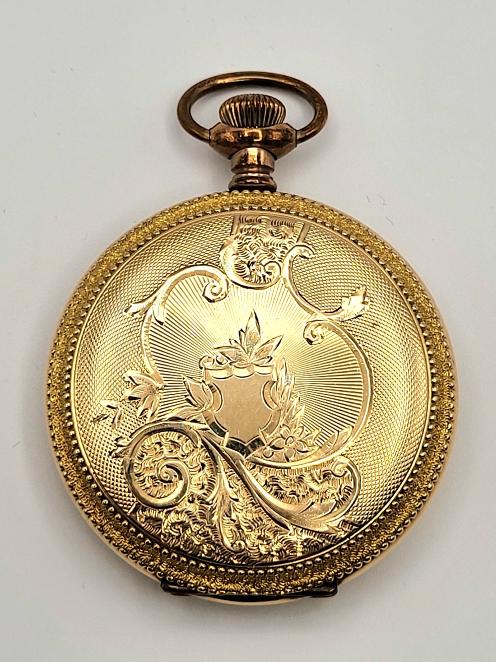 Antique Waltham 16J J. Boss 14K Gold Filled Hunter Pocket Watch Parts Repair 16S